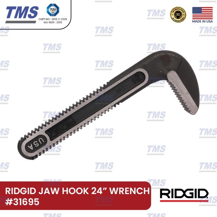 TERBARU Hook Jaw Ridgid for Straight Pipe Wrench 24" #31695 Original