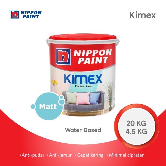 KIMEX - CAT DINDING INTERIOR NIPPON PAINT 20 KG