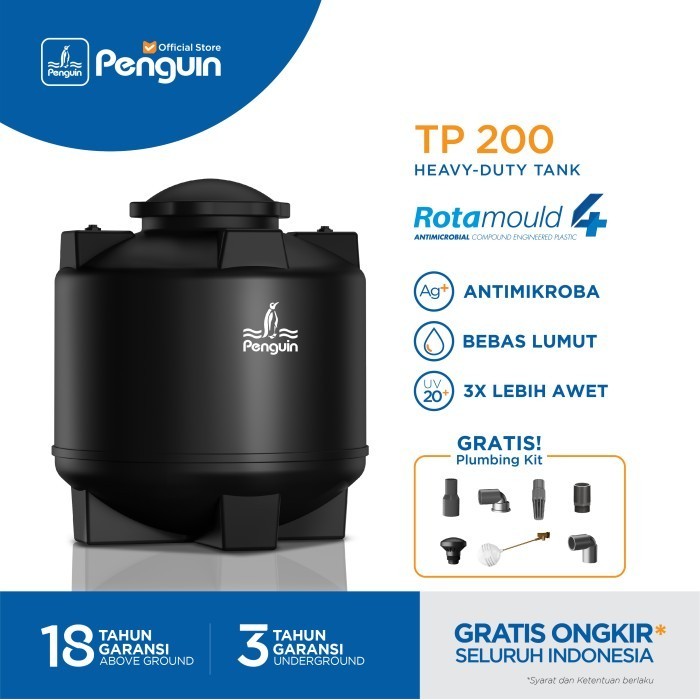 Penguin Tangki | Toren | Tandon Air TP 200 2000 liter