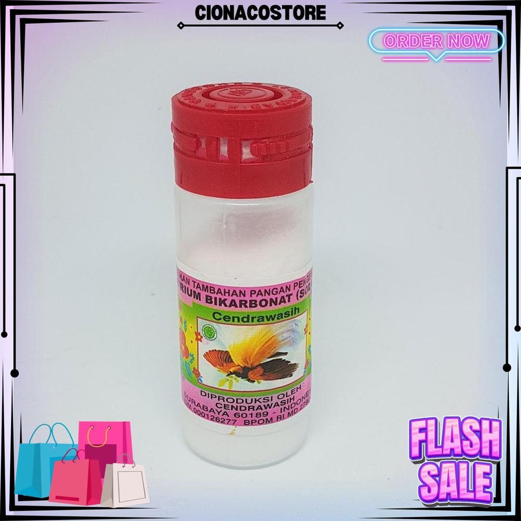 

Soda Kue Cap Cendrawasih 15Gr Bj Gratis Ongkir