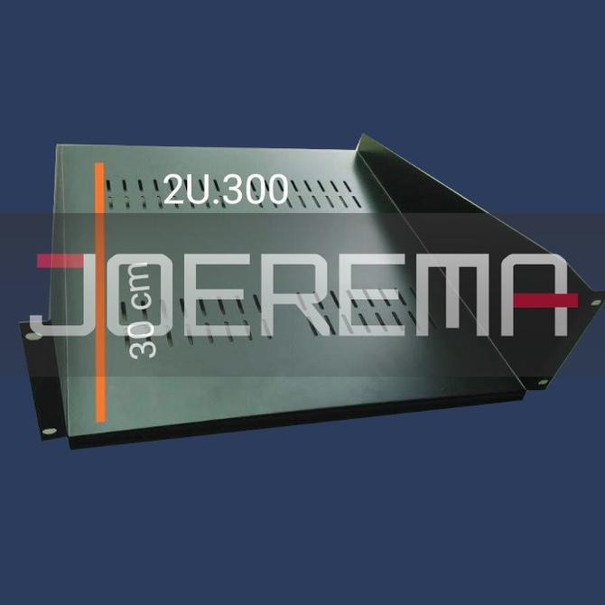 Haoacab Cantilever (tatakan) Shelf 2U 300mm for Wallmount server Rack