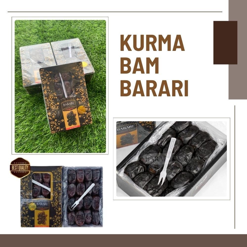 

Kurma Barari Madu Kurma Anggur Bam Bambarari Asli Murni Dates Hologram Original Kemasan 600 Gram