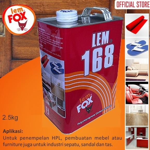 

Promo Lem Fox Lem Kuning Lem HPL 168 galon 2.5 kg COD