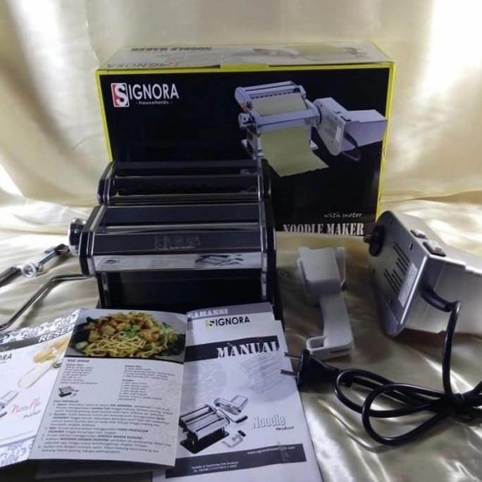 Noodle Maker Motor signora Gilingan mie listrik + Bonus hadiah