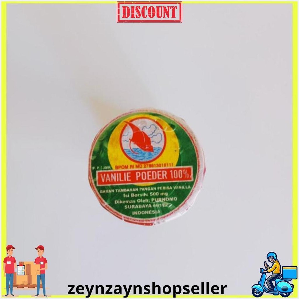 

Vanilie Powder Vanili Bubuk Cap Kapal Layar Lajar 1 Slop Gratis Ongkir