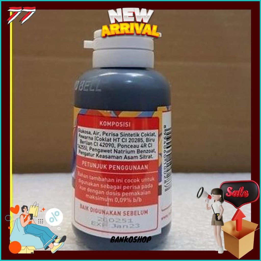 

Pewarna Dan Perisa Red Bell Rasa Dark Chocolate Coklat 55Ml Cod