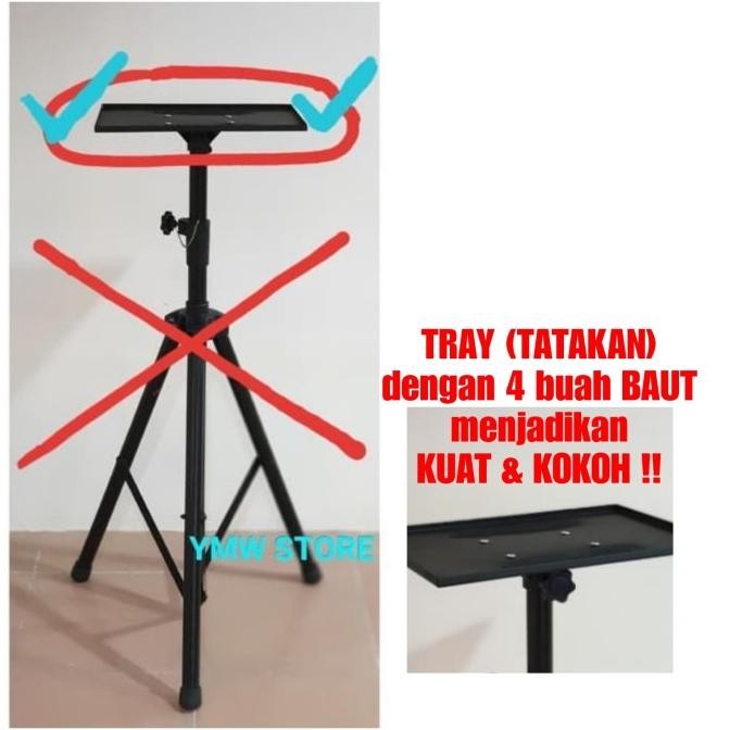 BESI TRAY TATAKAN TRIPOD PROJECTOR / PROYECTOR (tanpa kaki tripod)