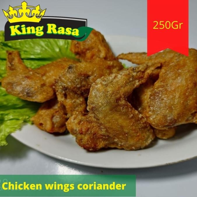 

diskon! chicken wings coriander king rasa | sayap ayam ketumbar frozen 250 gr