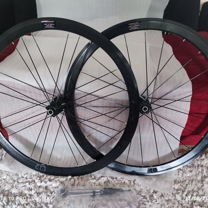 wheelset rujixu 700c discbrake G3 profil 4cm TA
