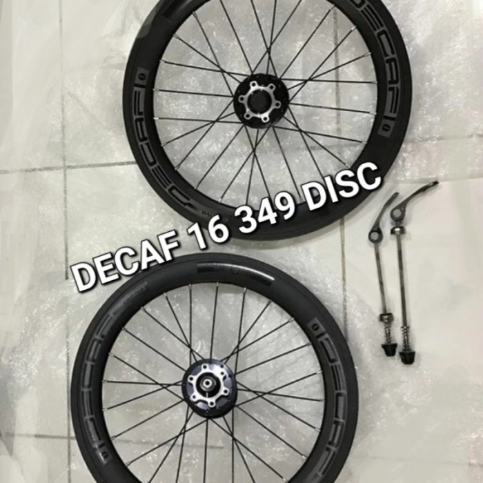 wheelset 16 349 Decaf diskbrake bearing jangkrik sepeda lipat