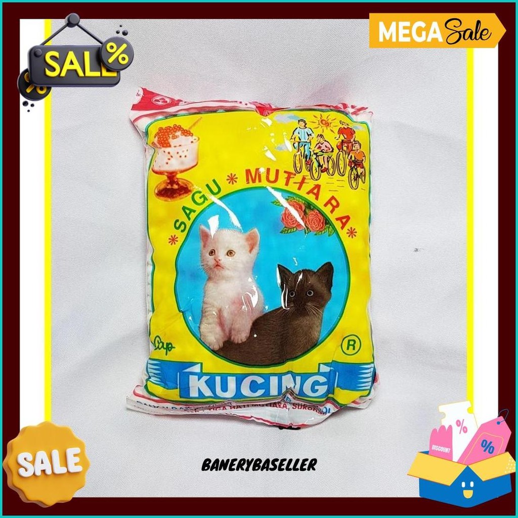 

Sagu Mutiara Cap Kucing 100 Gr - Sagu Mutiara Original Produk