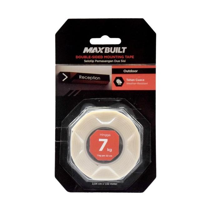 

Sale Azko Maxbuilt 2.5 Cmx1.5 Mtr Isolasi Mounting Tape Exterior - Putih Isolasi Lakban Alat Penempel Tape Double Side Selotip Dua Sisi Selotip Super Kuat