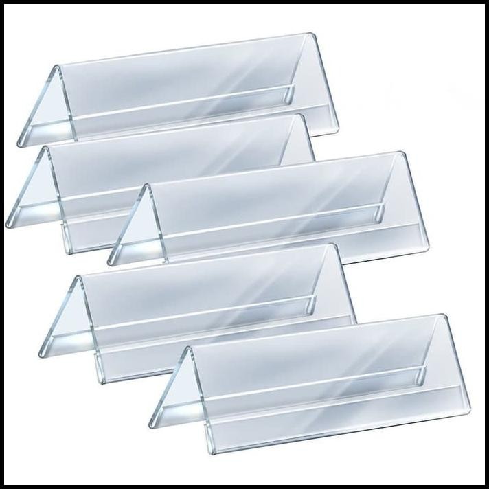 

Papan Nama Meja 7X20 Cm Akrilik 2 Sisi Acrylic Name Plate Tag Acrylic