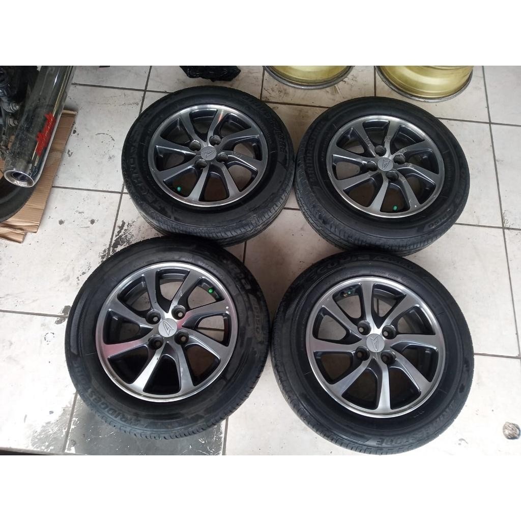 Velg Bekas Ring 14 Untuk Sigra Plus Ban Baru Ukuran 175 65 R14