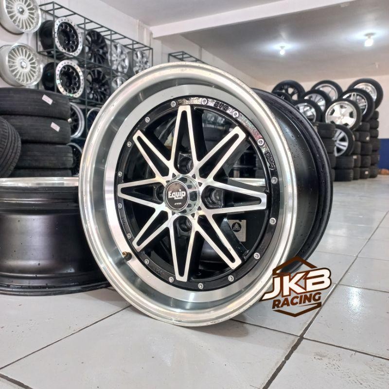 Velg Second Murah Type Equip Ring 15X7.5 Pcd 4X100 Et 15 Velg Only 4Pcs Buat Brio Sigra Calya City