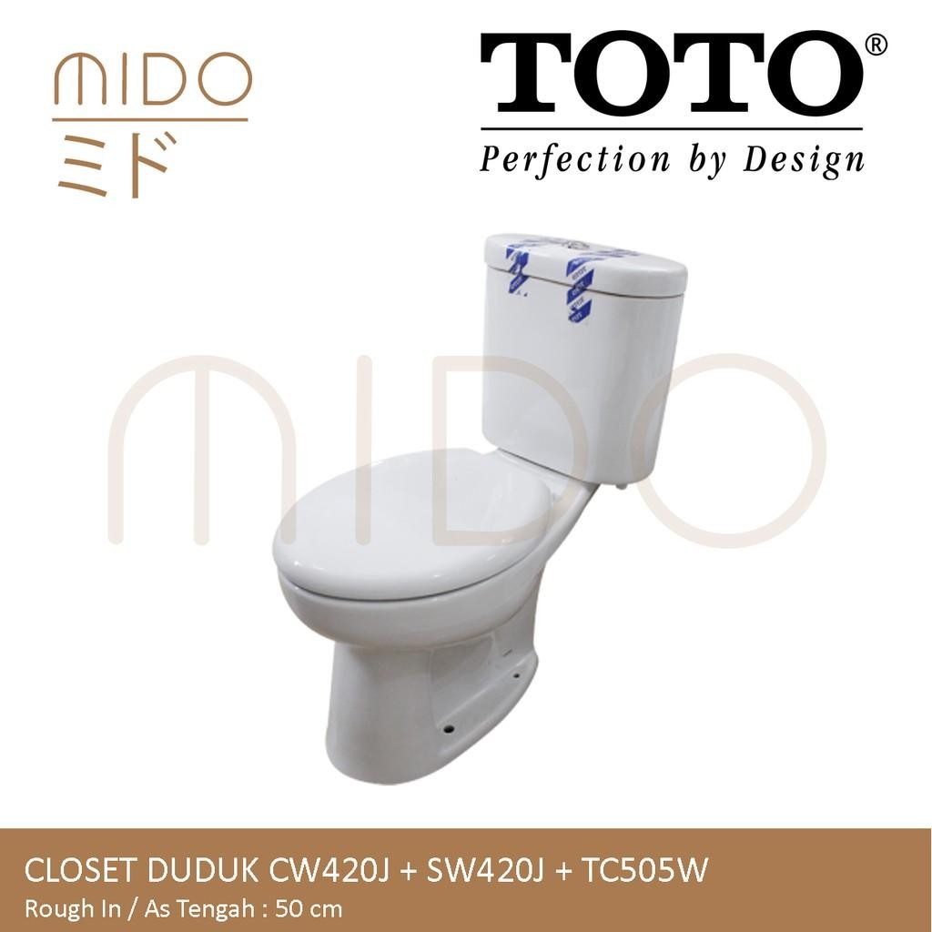 Closet / Kloset / Toilet Duduk Toto Cw420J Sw420Jp Cw 420 J Sw 420 Jp