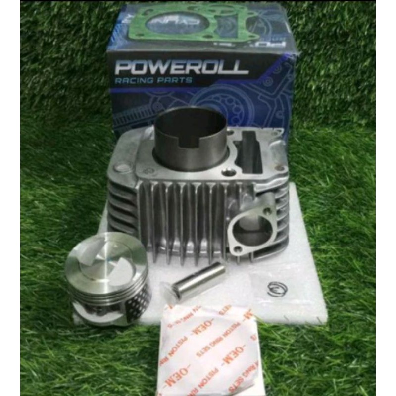 BLOK SEHER/BORING KARISMA SUPRA X 125 KARBU BORE UP 57MM/CILYNDER BLOK BORE UP 57MM KARISMA