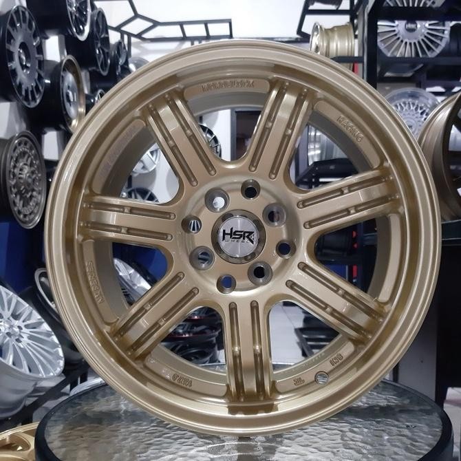 Velg Mobil Sigra Ring 16 Hsr Siak Gold Baut 4 Pas Di Livina Brio Dll