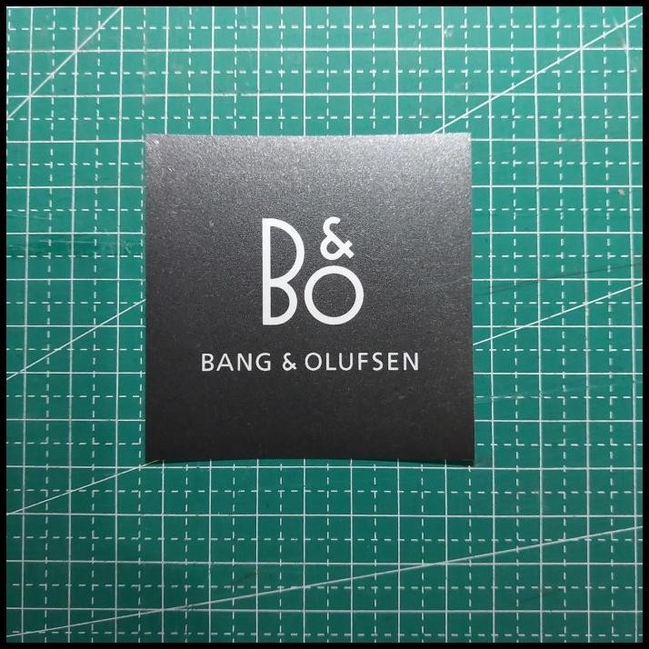 

BEST DEAL STICKER BRAND B&O BANG & OLUFSEN KOTAK HITAM !