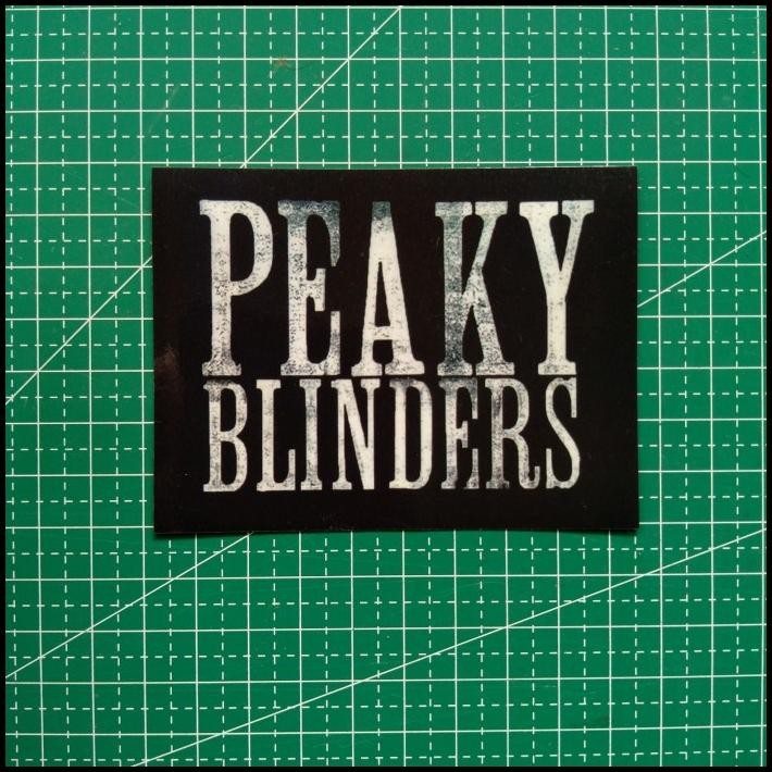 

TERMURAH STICKER VINTAGE PEAKY BLINDERS LOGO !