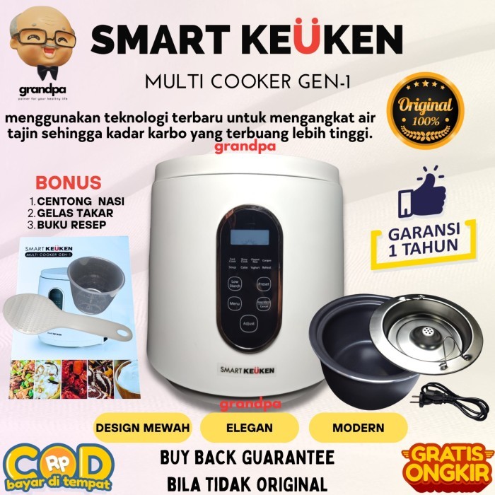 SMART KEUKEN MULTI COOKER GEN1 SKMC RICE COOKER LOW CARBO