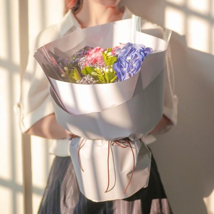 ] flower wrapping cellophane kertas buket bicolor 58 x 58 cm part II