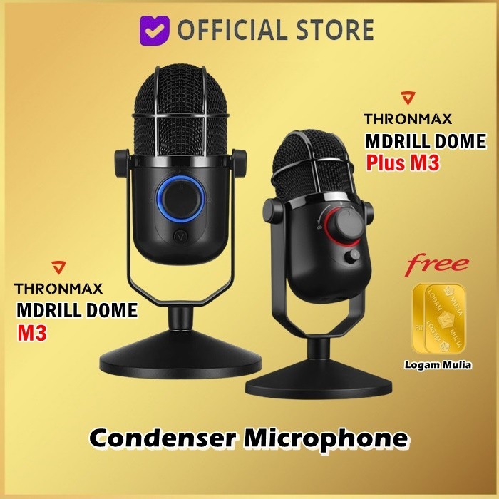 Hilmawanmall - Thronmax Mdrill Dome Plus M3 M3P M3 P Professional Usb Microphone
