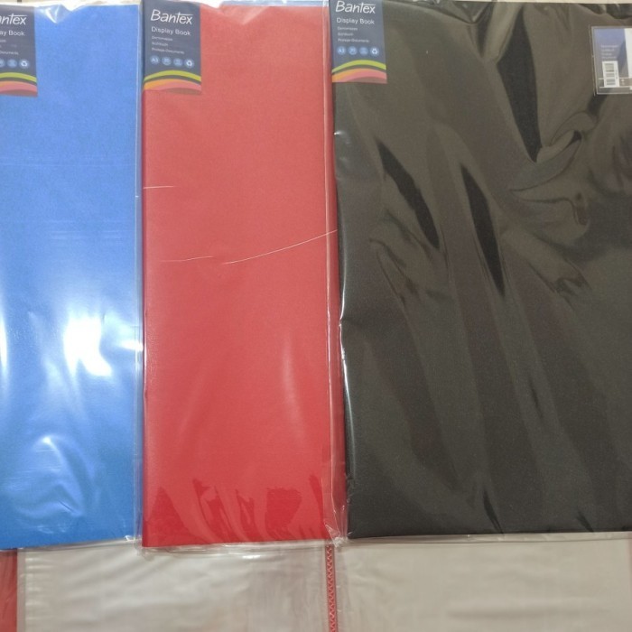 TERLARIS! BANTEX 40 SHEET DISPLAY BOOK / CLEAR HOLDER A3 PORTRAIT 3363 (PCS)