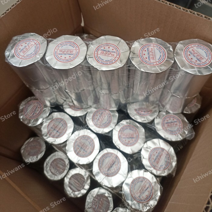 

Kertas Thermal Paper Roll 58x47/58x48/57x47/ 57x48 1 dus isi 100 roll