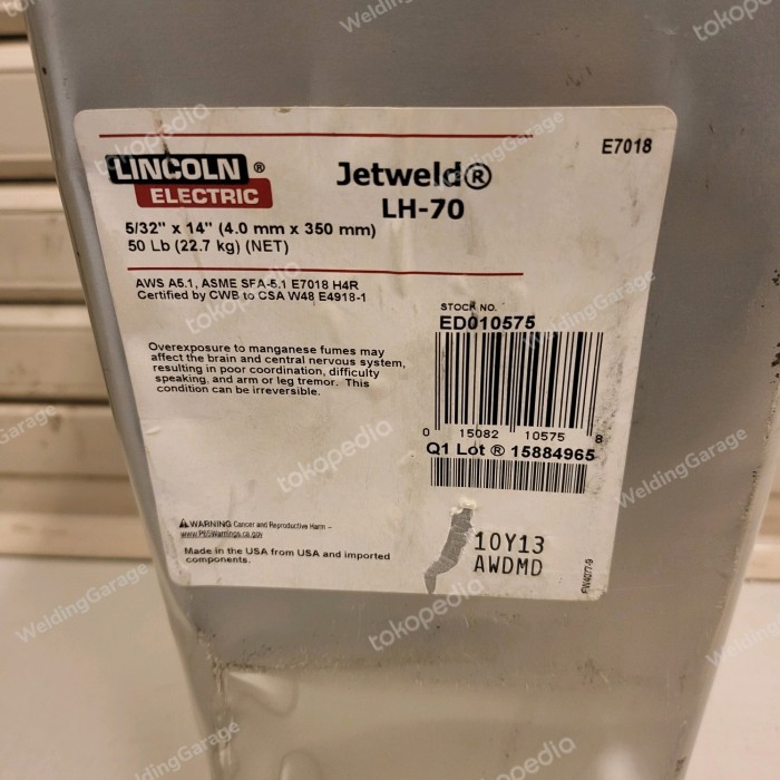 

lincoln E7018 uk. 4 mm