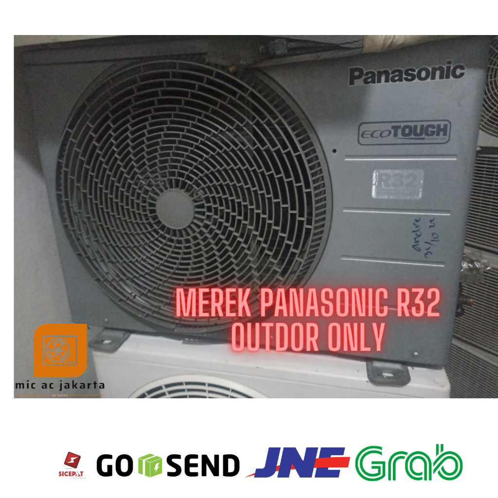 Outdoor AC second bekas Panasonic R32 1/2pk 3/4pk 1pk OUTDOOR UNIT ONLY