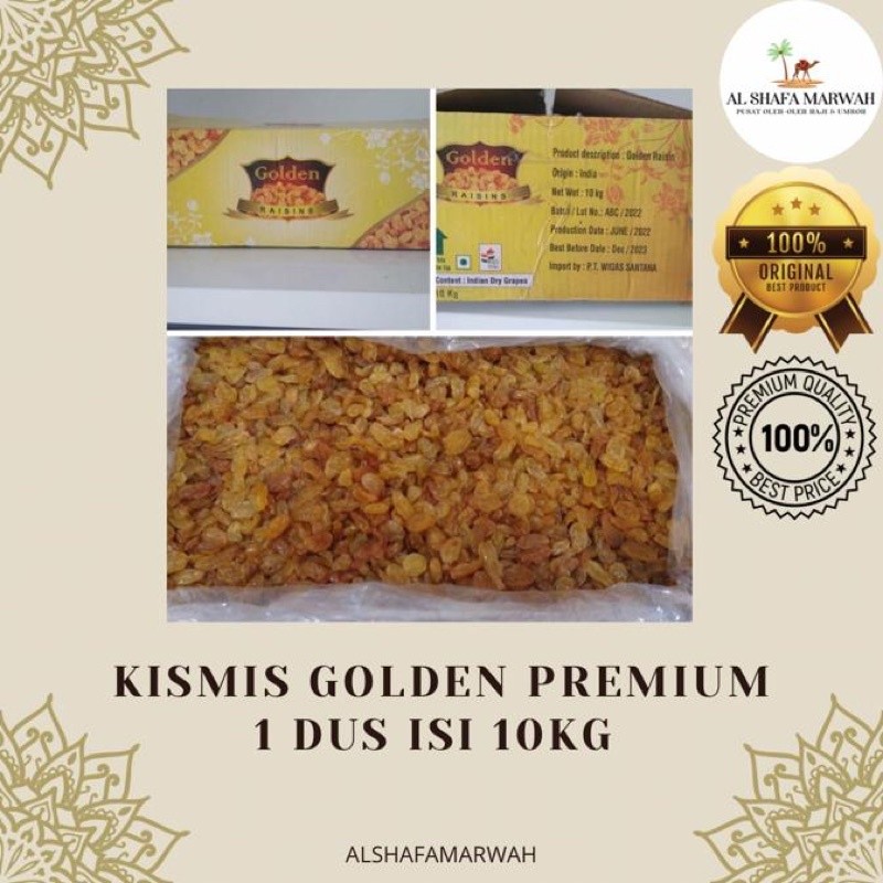 

Kismis Golden Asam Manis Premium 10Kg/Dus