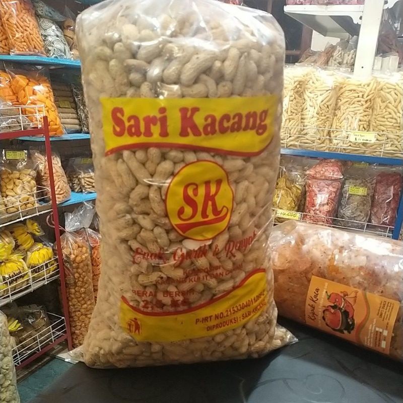 

kacang kulit asin 2,5kg/ball