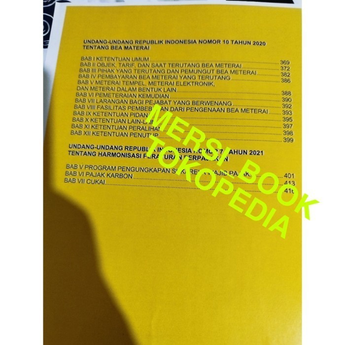 B BUKU SDSN UNDANG-UNDANG PERPAJAKAN EDISI 2023-SOFTCOVER, HITAM PUTIH