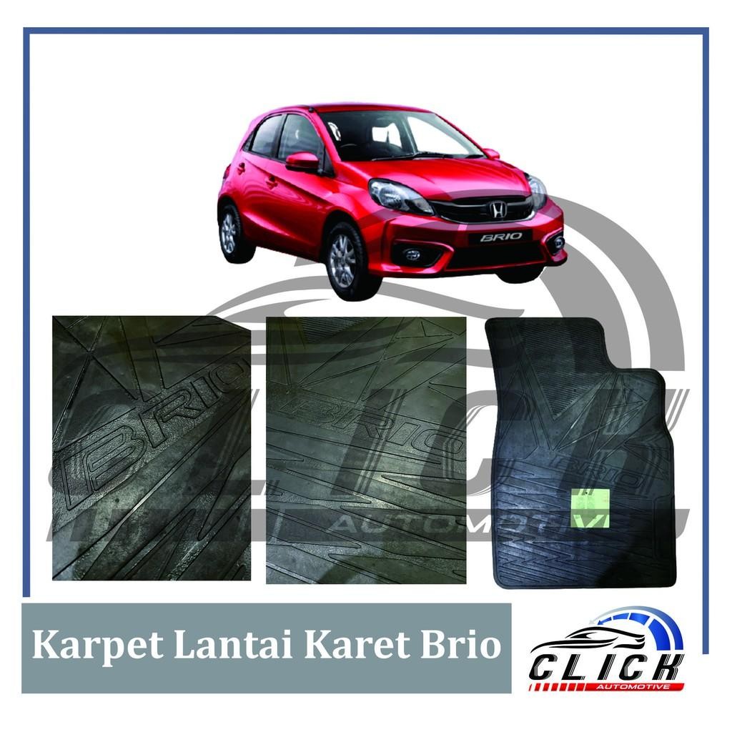 Karpet Lantai Karet Brio / Karpet Mobil Karet Brio Satu Set / Karpet Mobil Brio