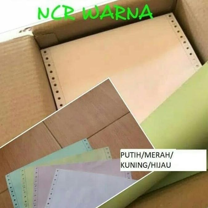

sale! kertas print continuous form 5 rangkap ply bagi 2 surat jalan ncr prs