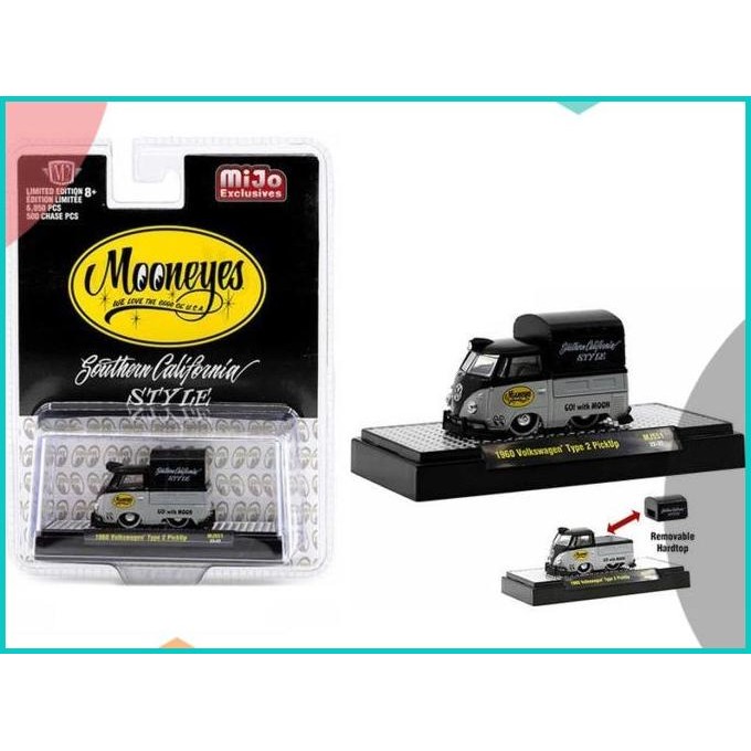 M2 x Mooneyes 1960 VW T-2 S-Cab Pickup 07D35Z4 jual murah