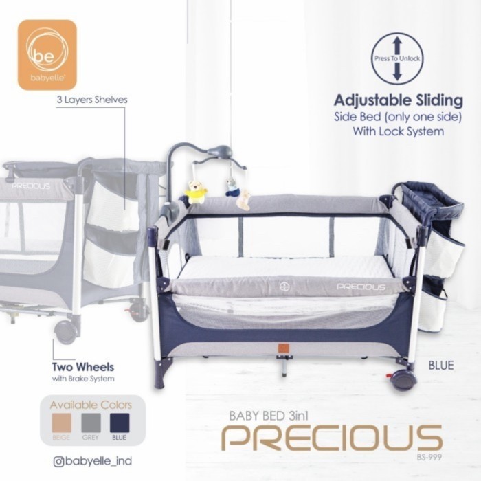 Box Baby Elle / BabyElle BE 999 XLR Precious / Box Baby Bed 3in1
