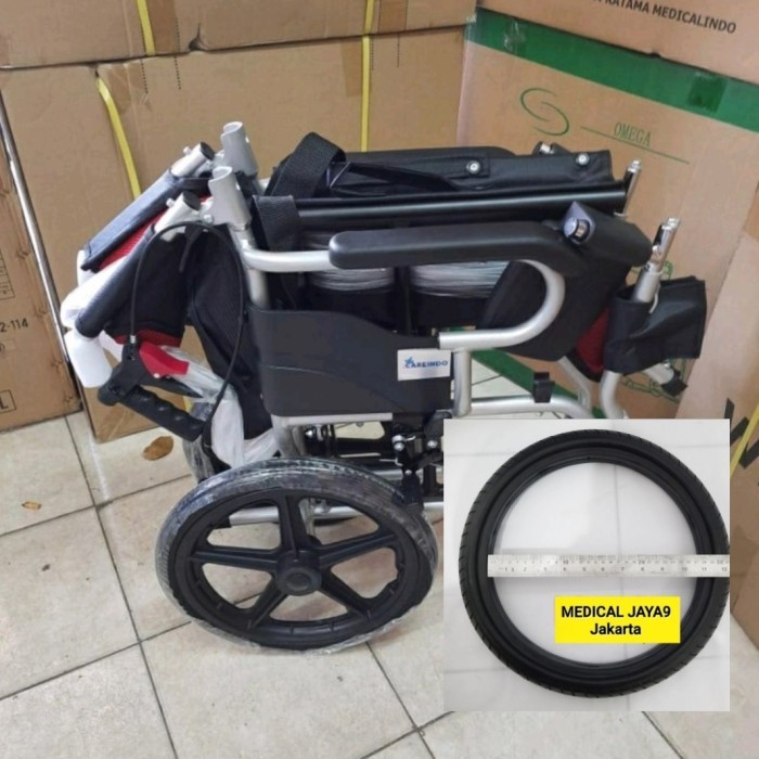 Ban Mati Kursi Roda Ukuran 16X1.3/8 Sparepart Roda Belakang 16 X 1 3/8 Murah