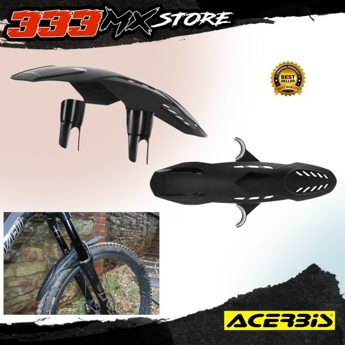 MURAH ACERBIS MTB FENDER MUD OUT BLACK AKSESORIS SEPEDA MTB ORIGINAL
