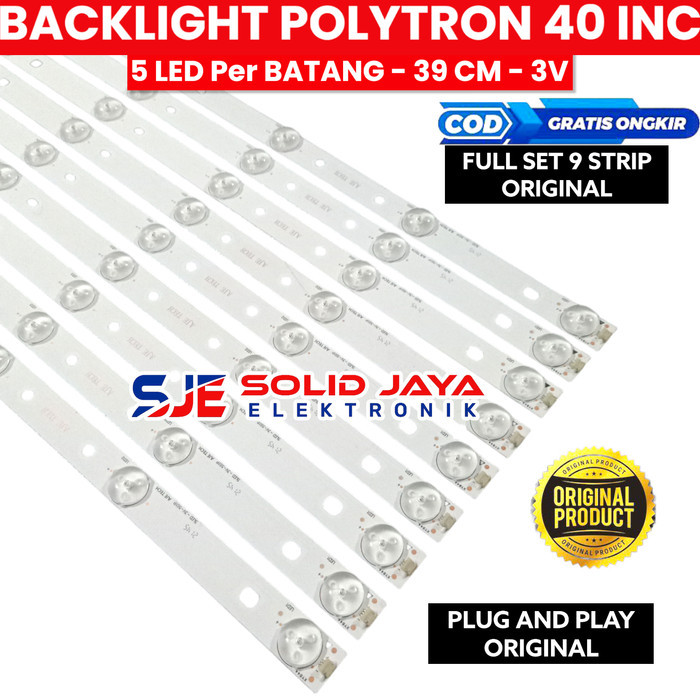 BACKLIGHT TV LED POLYTRON 40 IN PLD-40S150 PLD-40S153 PLD-40S156 LAMPU