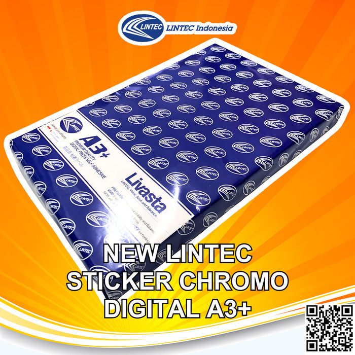 

Lintec Sticker Label Chromo Bontak stiker kromo Glossy A3+