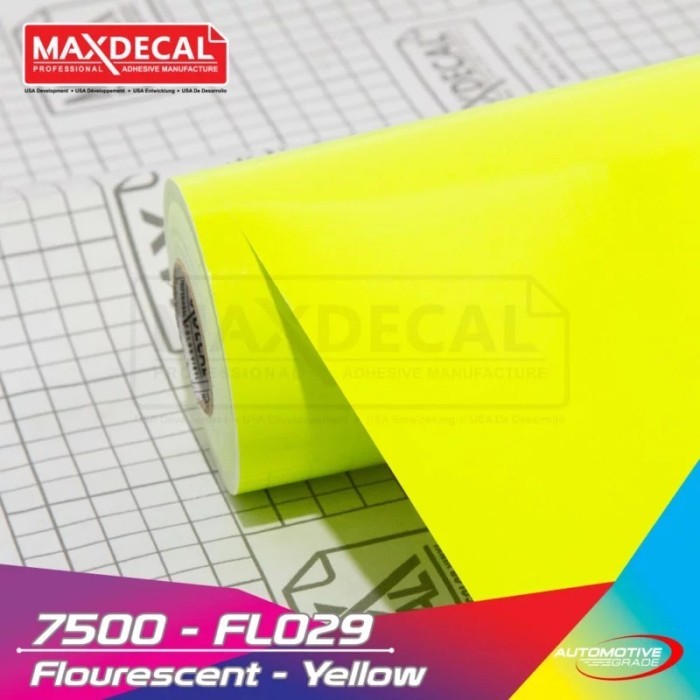 

Stiker Sticker Maxdecal Stabilo Fluorescent Vinil Vinyl Murah Grosir