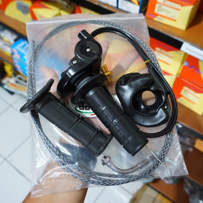 ~~~~~] Gas Spontan Domino Set Kabel Gas Panjang Carbon Vespa Px Pts Excel Dll