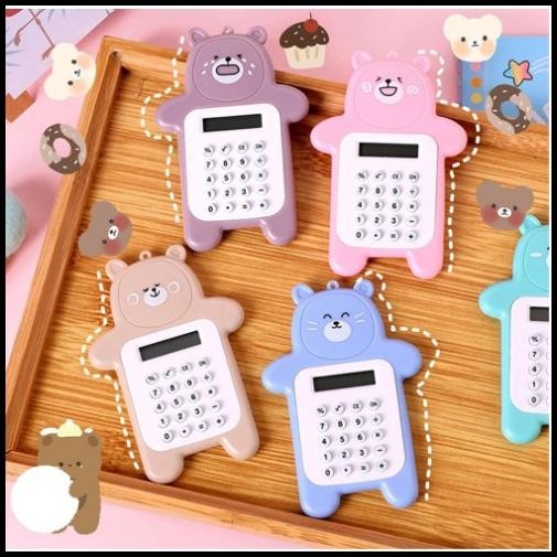 

Calculator Mini Portable Motif Bear Kalkulator Portable Mini Beruang
