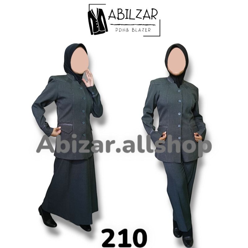 Seragam Guru BLAZER, Dinas, Kantor Abu-abu Abu-abu Tua Kode, 210 |BYmgiTsQ|