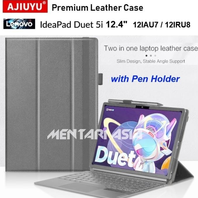 BEBAS ONGKIR - Flipcover Lenovo Ideapad Duet 5i 12.4 2022 - AJIUYU Premium PU Leather