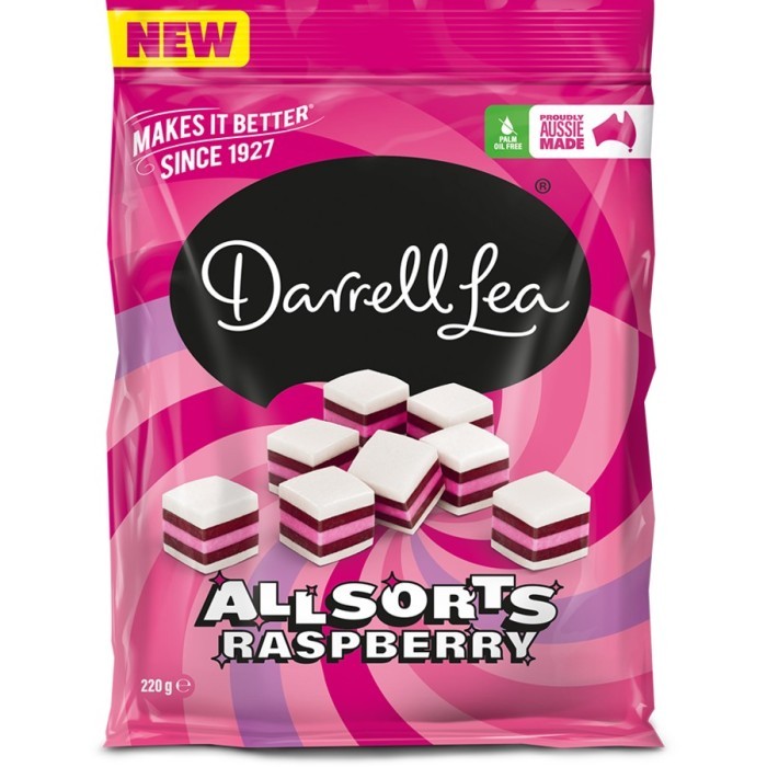 

Darrell Lea Allsorts Raspberry Australia
