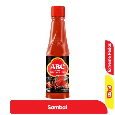 

ABC Sambal Extreme Pedas Botol 135 ml