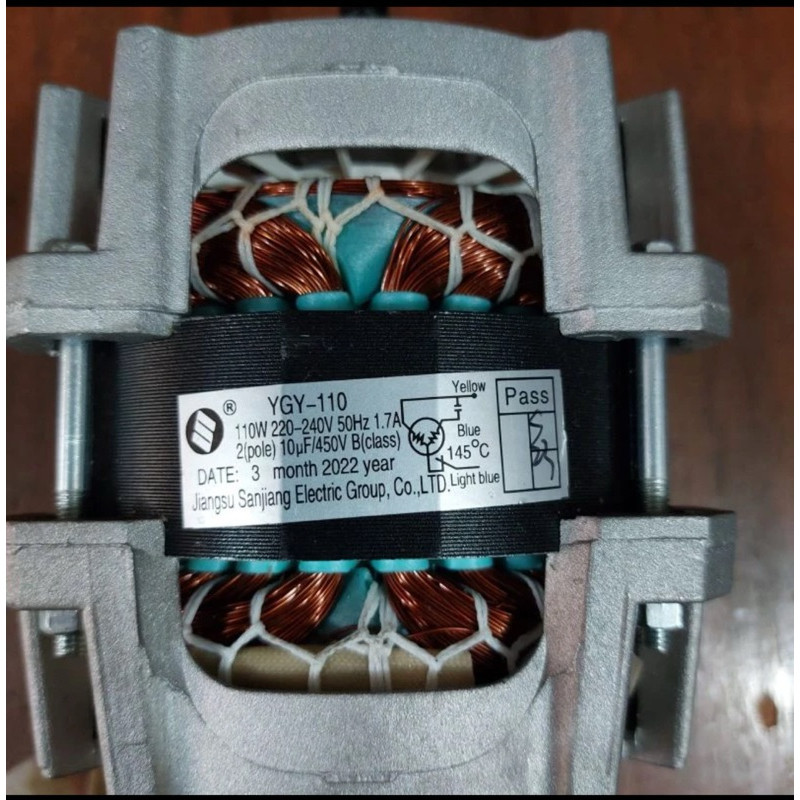 ASIATEC / DIAMANTE , Motor dinamo mesin dryer / pengering laundry / cucian